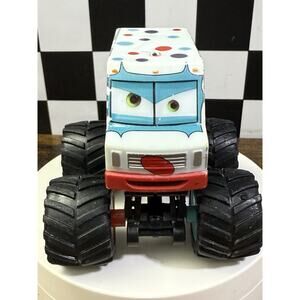Disney Pixar Cars Toon I-Screamer 1:55 Mattel Plastic - Missing Cone